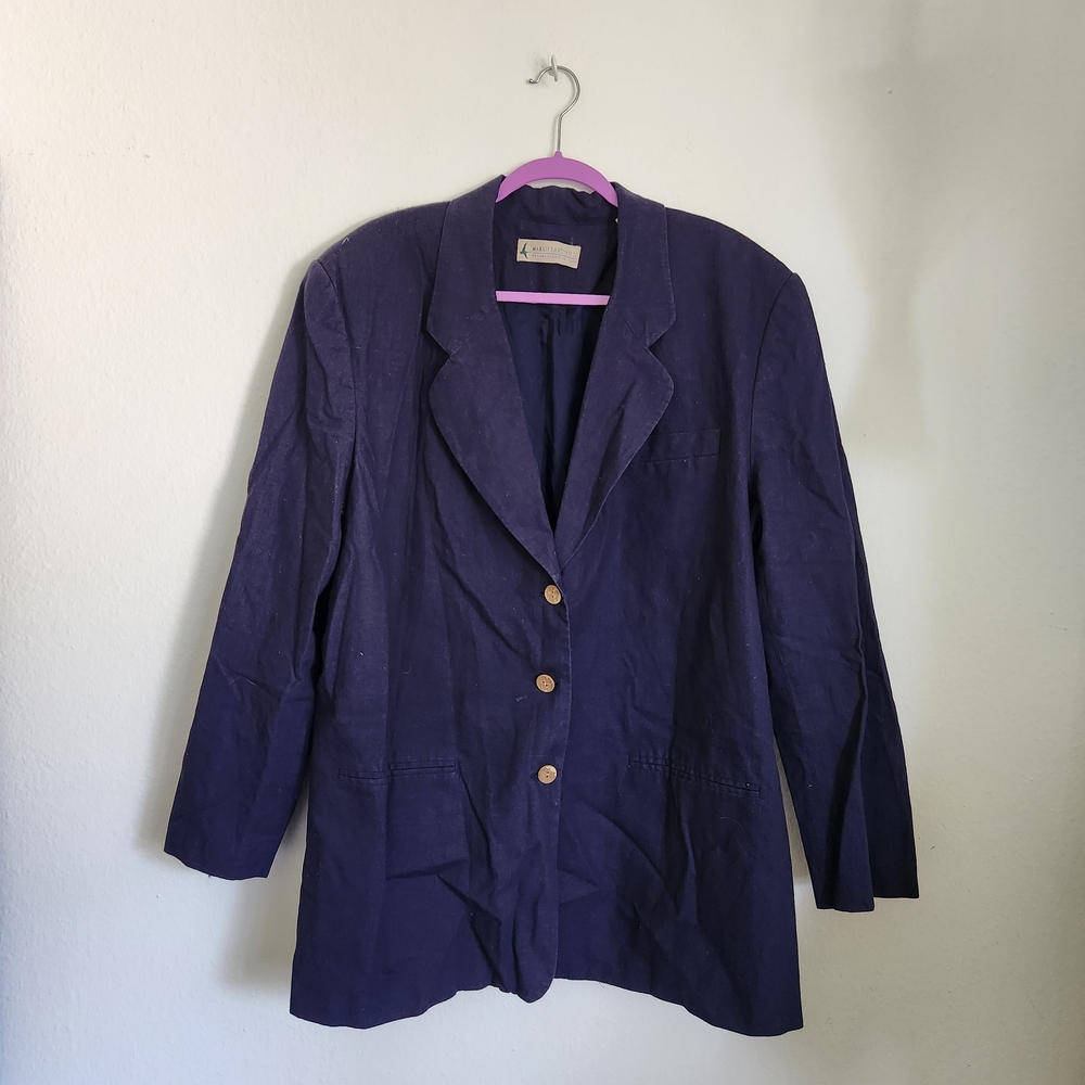 Marsh Landing Deep Purple Blazer